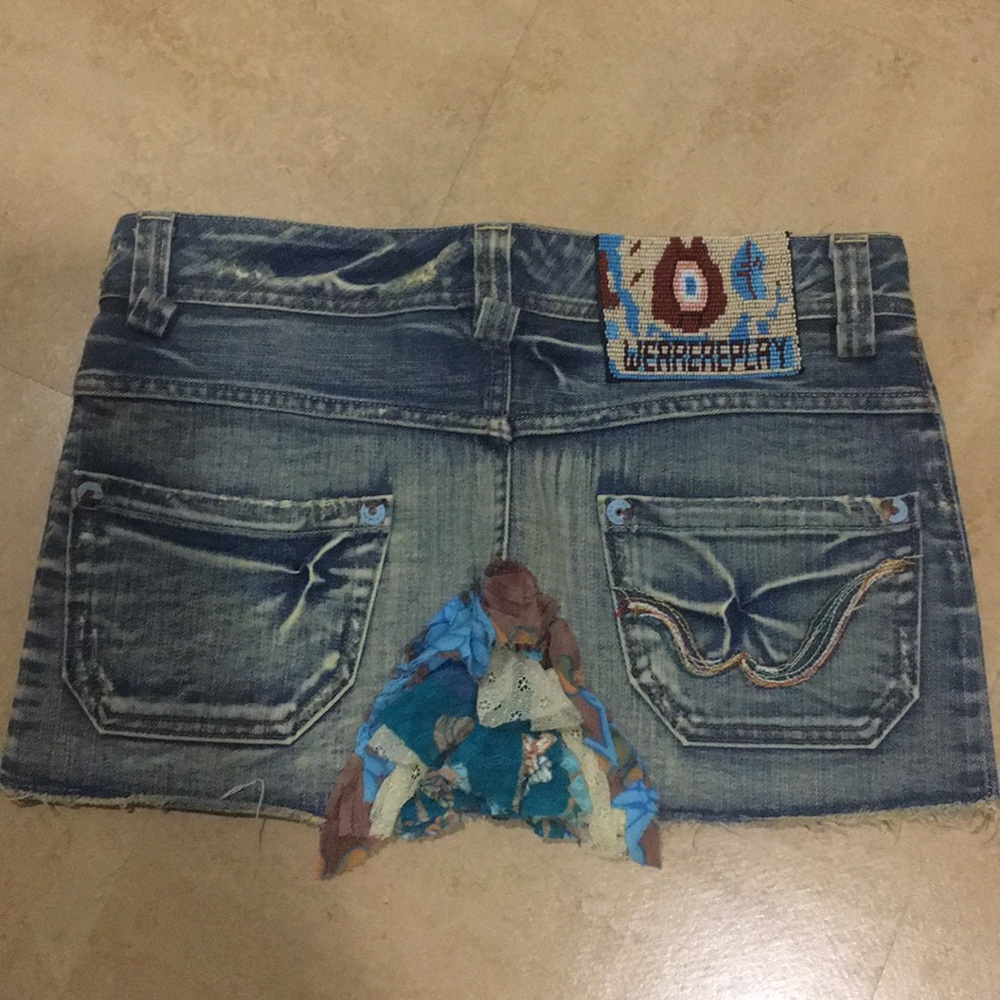 We are replay denim skirt